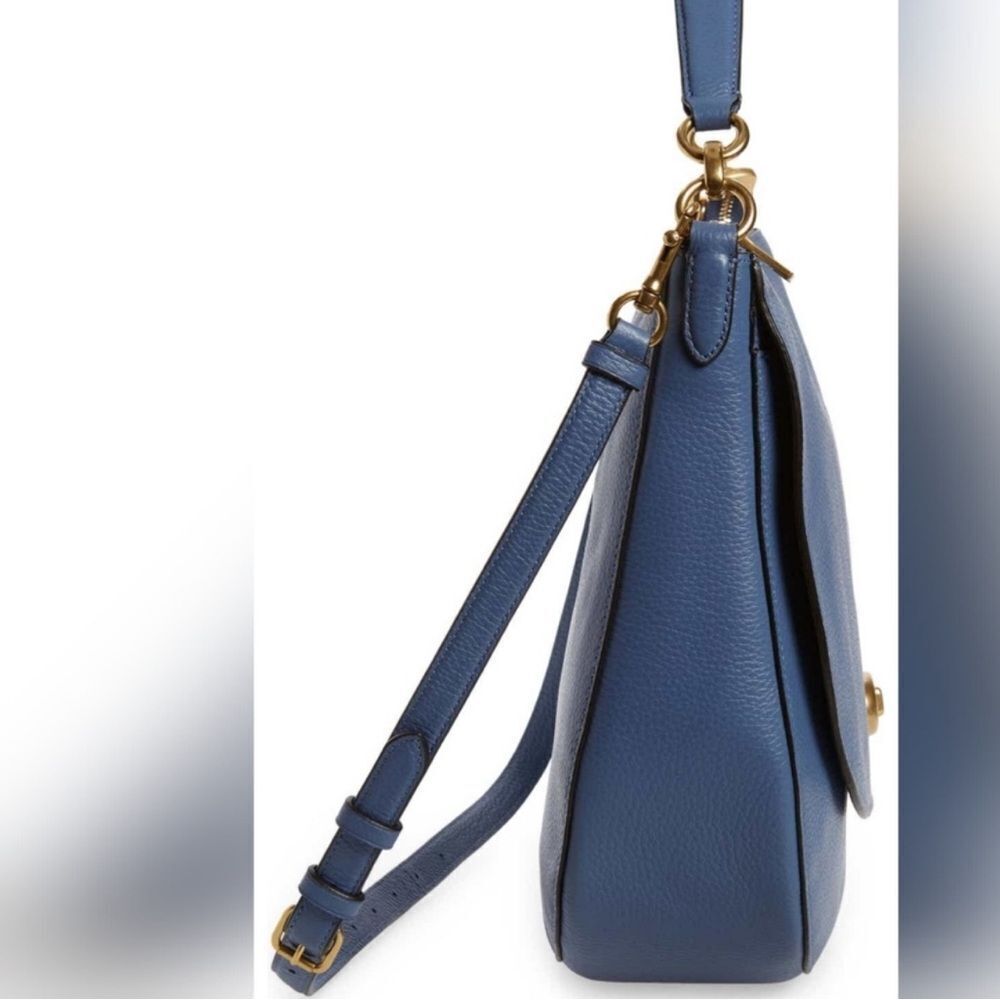COACH Polished Pebble Leather Shoulder Bag - Picture 3 of 14